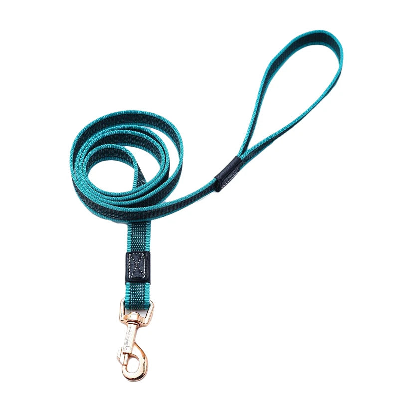 Dog Leash, Long Pet Lead, Non-Slip Rubber Nylon for Small Medium Large Big Dogs, 2m 3m 5m