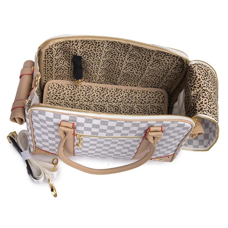 Puppy Carrier Folding Portable Ventilated Tote Bag