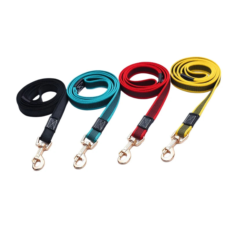 Dog Leash, Long Pet Lead, Non-Slip Rubber Nylon for Small Medium Large Big Dogs, 2m 3m 5m
