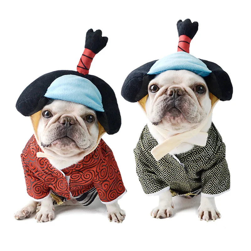 Japanese Kimono Dog Samurai Dog Clothes