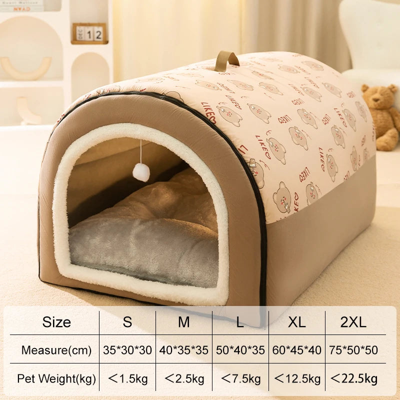 Dog Kennel Warm Winter Dog House