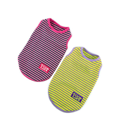 Cool and Stylie Breathable Stripes Vest Pet Clothes