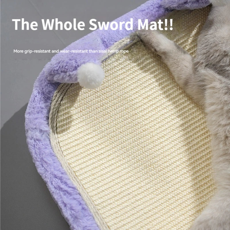 New Square Cat Scratching Board 100% Sisal Kitten Bed