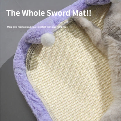 New Square Cat Scratching Board 100% Sisal Kitten Bed