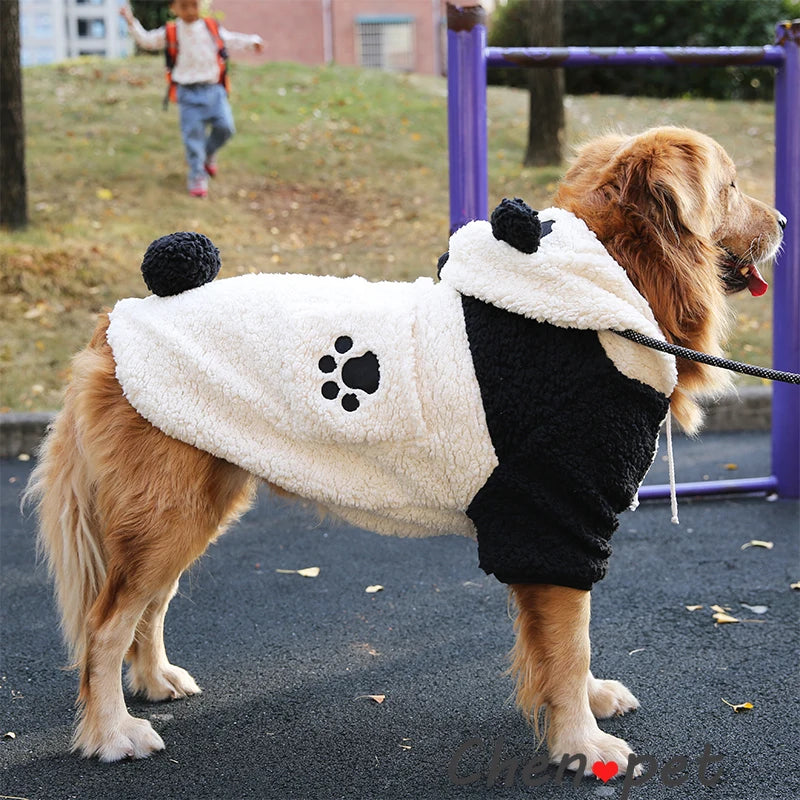 Dog Clothes Warm Soft Winter Dog Panda Costumes