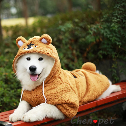 Dog Clothes Warm Soft Winter Dog Panda Costumes