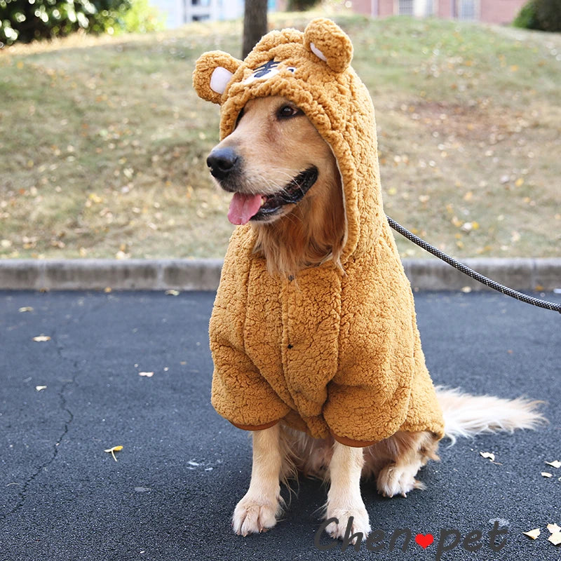 Dog Clothes Warm Soft Winter Dog Panda Costumes