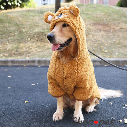 Dog Clothes Warm Soft Winter Dog Panda Costumes