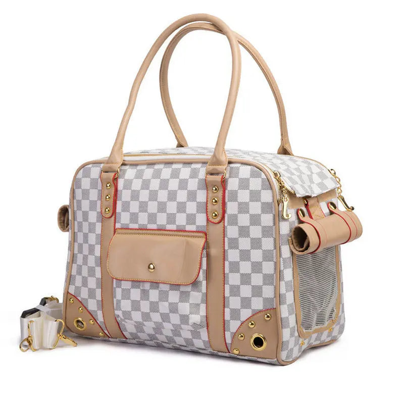 Puppy Carrier Folding Portable Ventilated Tote Bag