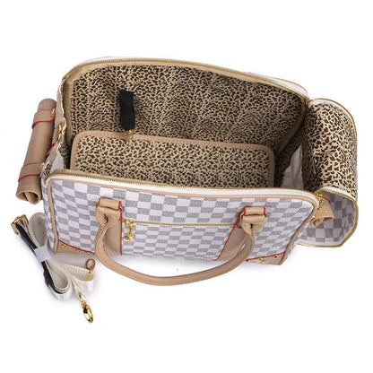Puppy Carrier Folding Portable Ventilated Tote Bag