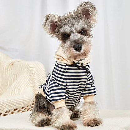 Striped Warm Winter Pet Hoodie