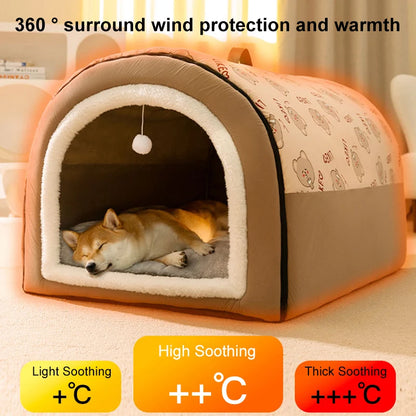 Dog Kennel Warm Winter Dog House
