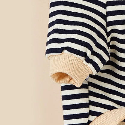 Striped Warm Winter Pet Hoodie