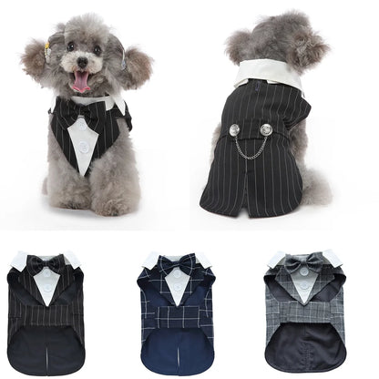 Christmas Dog Costume  Formal Tuxedo