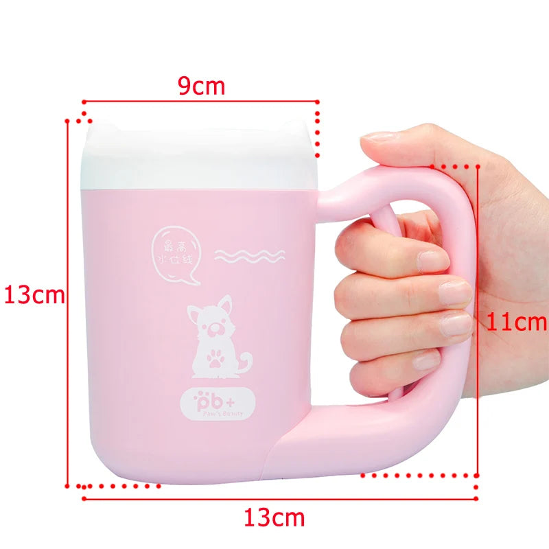 Portable Dog Paw Cleaner Cup soft silicone