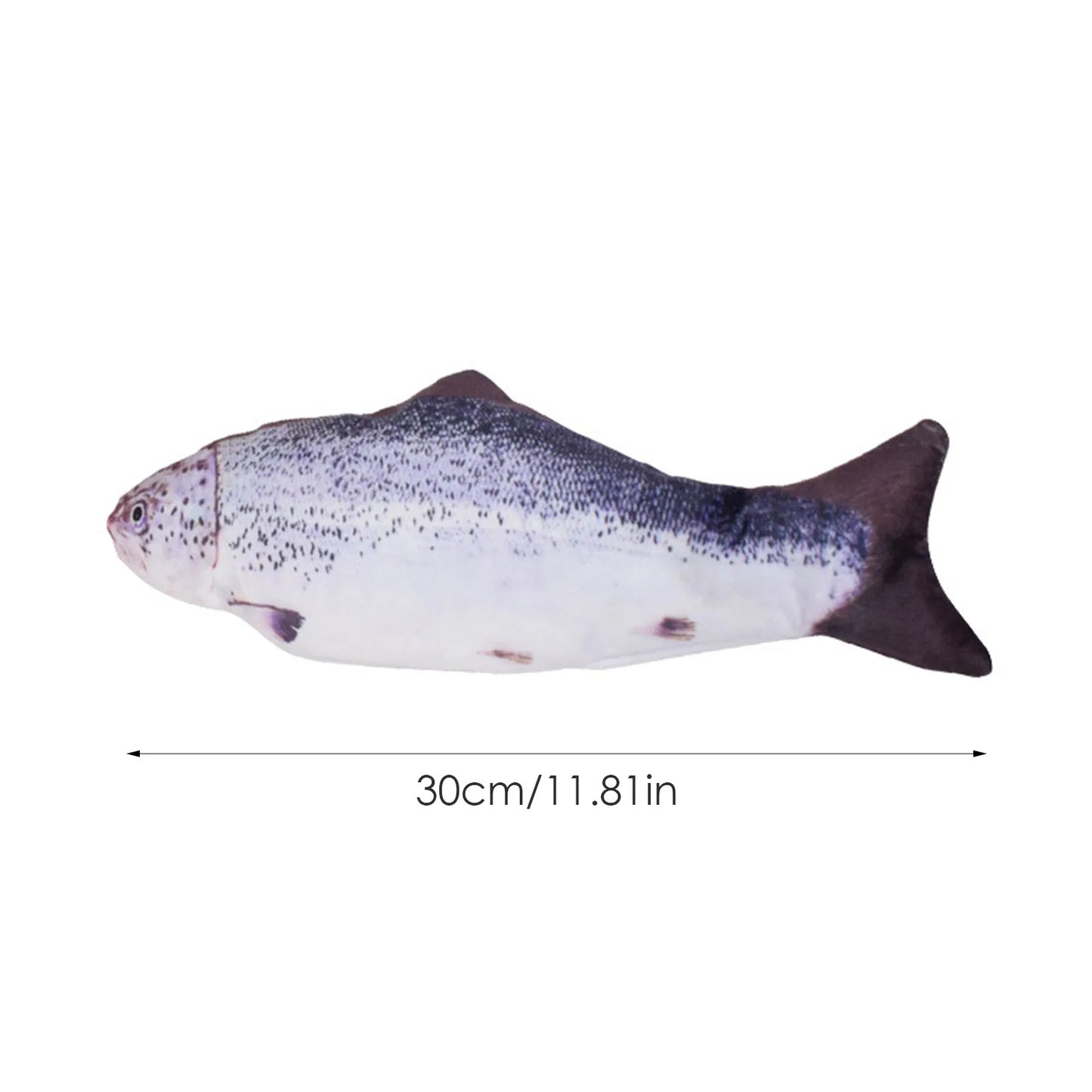 Interactive Electric Floppy Fish Cat Toy Realistic